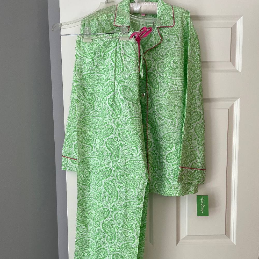 Lilly Pulitzer Pajamas, NWT, Size Medium, 100% Cotton